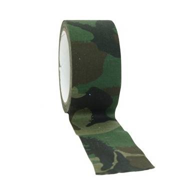 Camo band woodland (scotch tissu) 10m