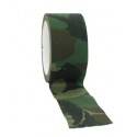 Camo band woodland (scotch tissu) 10m
