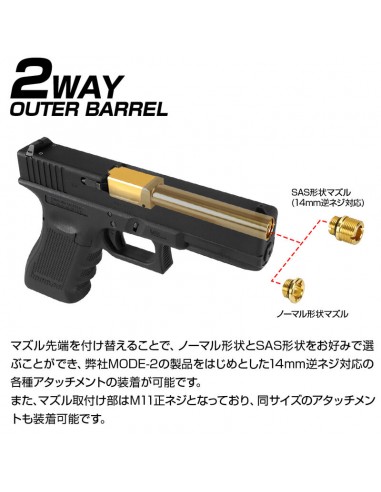 OUTER BARREL NON-RECOIL METAL G17 GEN4 - PROMETHEUS NINE BALL