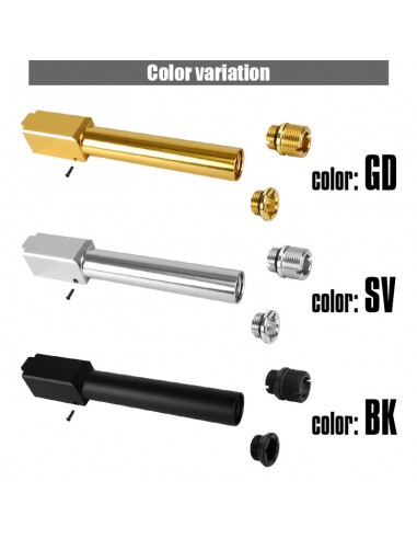 OUTER BARREL NON-RECOIL METAL G17 GEN4 - PROMETHEUS NINE BALL