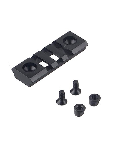 rail keymod 3 slots noir metal