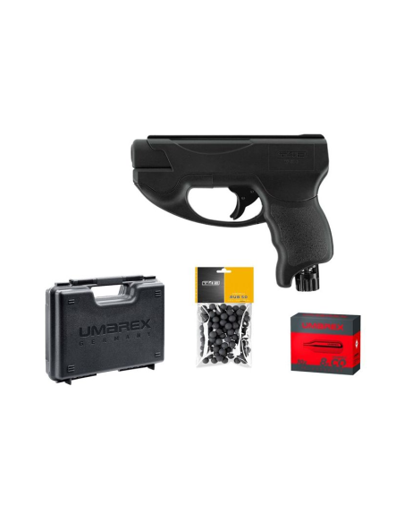 pack defense TP50 T4E avec mallette 100 projectilles et 10 cartouches co2 8g