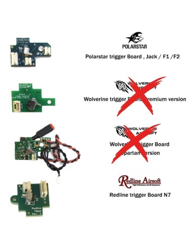 contacteur de tir de remplacement pour trigger board HPA