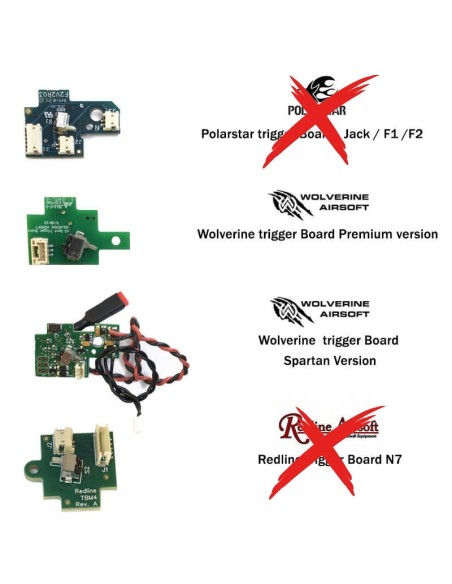 Contacteur de tir de remplacement pour trigger board Wolverine HPA 