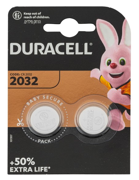 lot de 2 piles CR2032 DURACELL 
