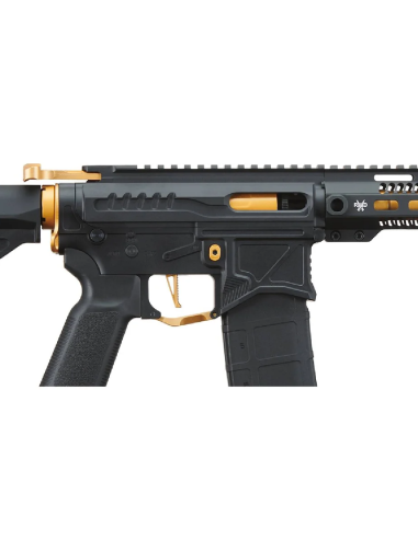 M4 AEG ZION ARMS R15 NOIR ET OR mod1 avec mosfet NEBULA