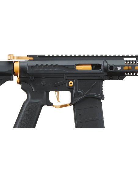 M4 AEG ZION ARMS R15 NOIR ET OR mod1 avec mosfet NEBULA