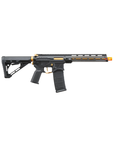 M4 AEG ZION ARMS R15 NOIR ET OR mod1 avec mosfet NEBULA
