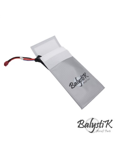 sac ignifugé pour batterie lipo taille S lipobag balystik