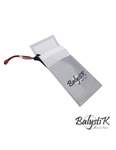 sac ignifugé pour batterie lipo taille S lipobag balystik