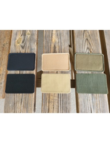 patch imprimé 10cmx6.5cm fond NOIR (minimum par 3) arrière velcro
