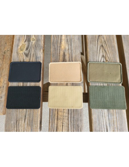 patch imprimé 10cmx6.5cm fond NOIR (minimum par 3) arrière velcro