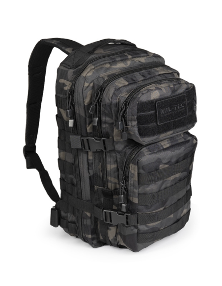 Sac us assault DARK CAMO  30L miltec