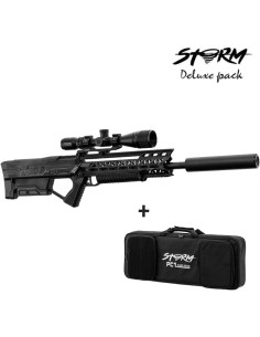 Pack PC1 STORM Pneumatique NOIR DELUXE avec housse silencieux et lunette