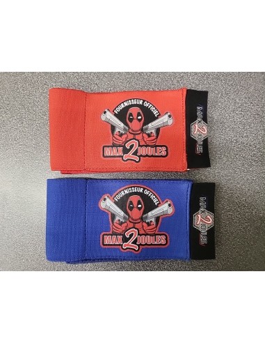 Brassard large VELCRO Imprimé Deadpool m2j dp Max2Joules