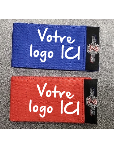 Brassard large VELCRO IMPRIMABLE avec votre logo association