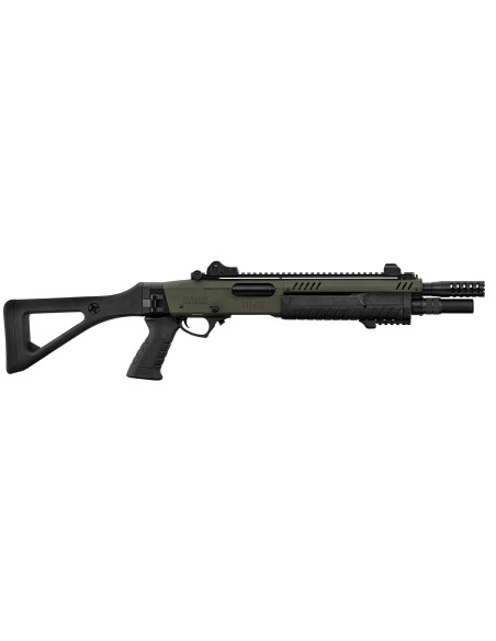 fusil à pompe FABARM STF12 Compact avec crosse OD GREEN Gaz