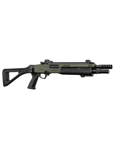 fusil à pompe FABARM STF12 Compact avec crosse OD GREEN Gaz