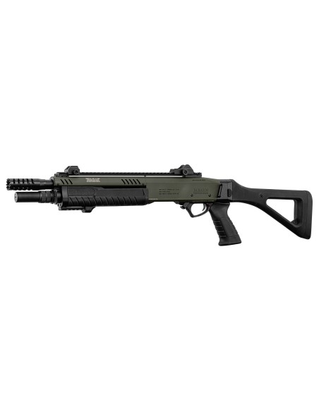 fusil à pompe FABARM STF12 Compact avec crosse OD GREEN Gaz