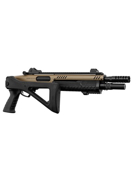 fusil à pompe FABARM STF12 Compact avec crosse TAN FLAT EARTH Gaz