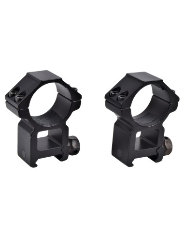 lot de 2 anneaux haut diam 30mm pour rail 21mm JS-tactical