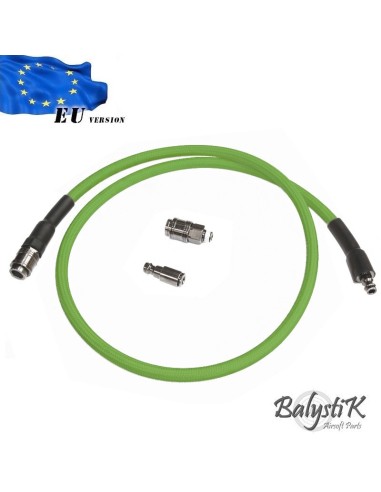 Flexible LIME GREEN balystik deluxe pour regulateur hpa eu + adaptateur