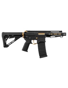 M4 AEG ZION ARMS R15 NOIR et OR mod1 COURT avec mosfet NEBULA 2