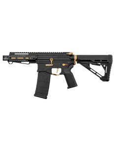 M4 AEG ZION ARMS R15 NOIR et OR mod1 COURT avec mosfet NEBULA