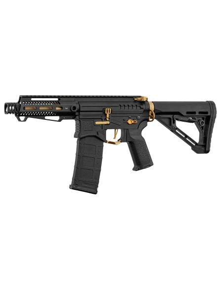 M4 AEG ZION ARMS R15 NOIR et OR mod1 COURT avec mosfet NEBULA ZION ARMS