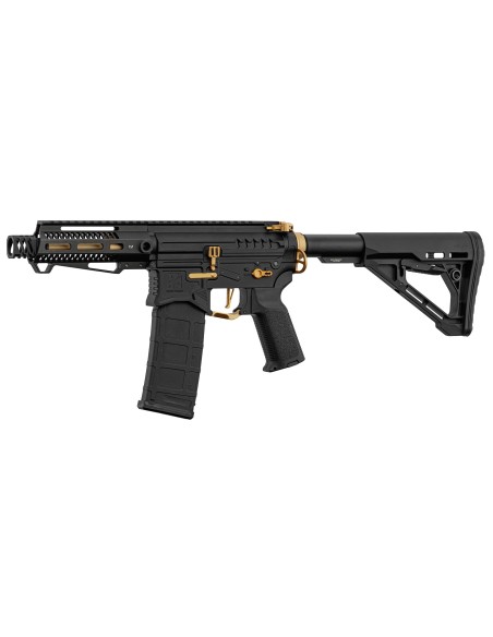 M4 AEG ZION ARMS R15 NOIR et OR mod1 COURT avec mosfet NEBULA ZION ARMS