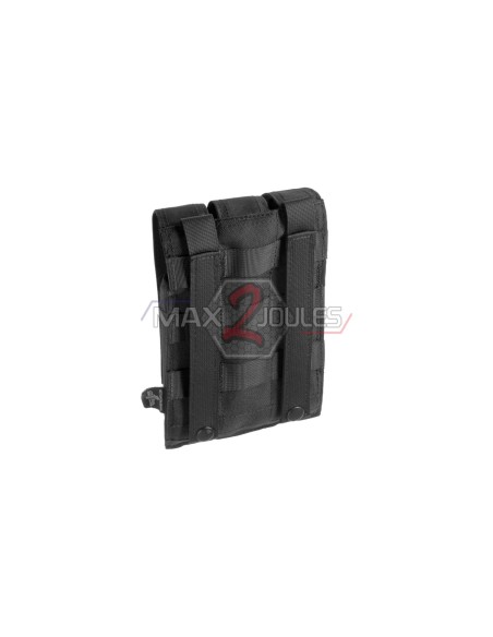 poche porte chargeur mp5 noire molle 3 emplacements invader gear