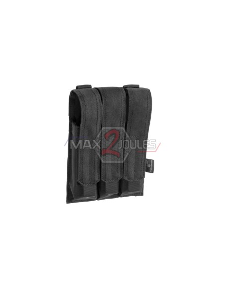 poche porte chargeur mp5 noire molle 3 emplacements invader gear