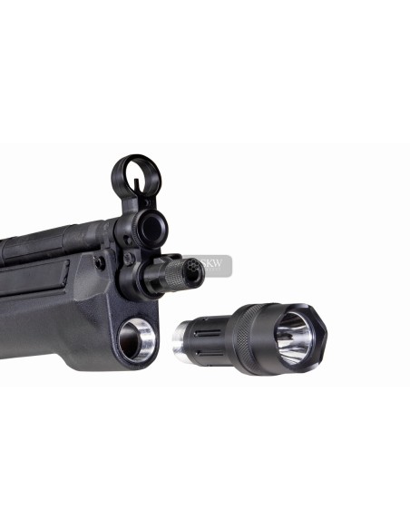 Replique MP5 AEG VIRTUS IV avec lampe SECUTOR