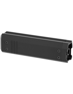 Silencieux NOIR LONG 130mm long 14mm neg ACTION ARMY