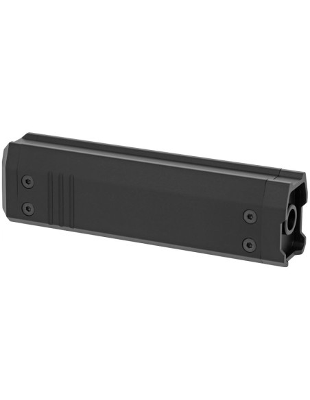 Silencieux NOIR LONG 130mm long 14mm neg ACTION ARMY