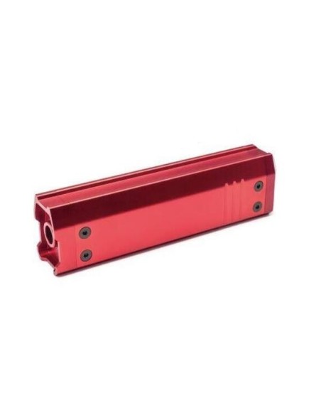 Silencieux ROUGE LONG 130mm long 14mm neg ACTION ARMY Action ARMY