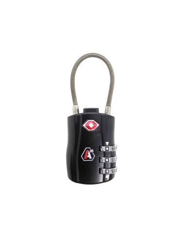 Cadenas à code TSA noir A10 pour mallette
