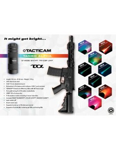 Traceur TANGO ALPHA Multicouleurs TACTICAM avec flamme 14mmccw 2