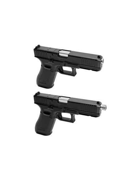 OUTER BARREL SILVER non-recoil pour G17 GEN5 MOS MARUI