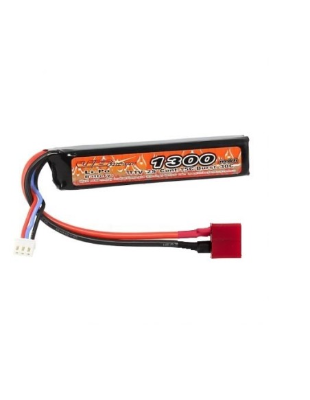 batterie LIPO 11.1v 1300mah 1 stick T-dean VBPOWER