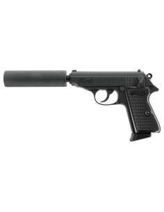 replique GBBR PPK/s metal avec silencieux gaz 6mm walther 2.6558