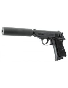 replique GBBR PPK/s metal avec silencieux gaz 6mm walther 2.6558 2
