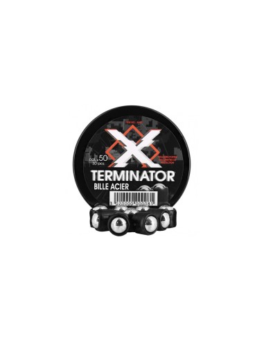 30 projectiles billes acier cal.50 X-terminator pour TR50 TP50 