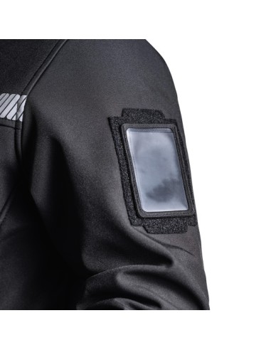 Porte carte VELCRO SECU-ONE noir A10
