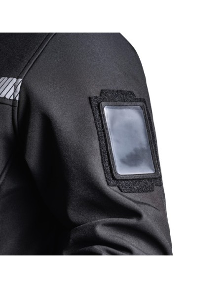 Porte carte VELCRO SECU-ONE noir A10