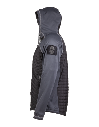 Sweat Tactique à Capuche Sigurd Hybrid Ragnar Raids - Bi-ton Gris Noir
