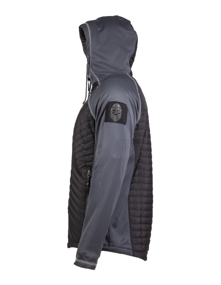 Sweat Tactique à Capuche Sigurd Hybrid Ragnar Raids - Bi-ton Gris Noir