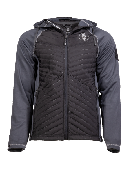 Sweat Tactique à Capuche Sigurd Hybrid Ragnar Raids - Bi-ton Gris Noir