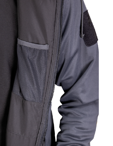 Sweat Tactique à Capuche Sigurd Hybrid Ragnar Raids - Bi-ton Gris Noir