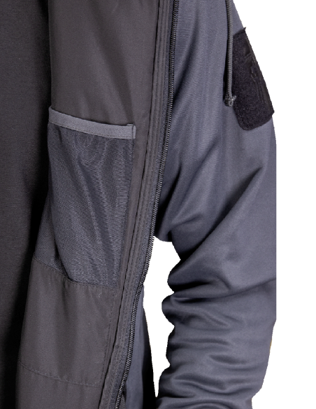 Sweat Tactique à Capuche Sigurd Hybrid Ragnar Raids - Bi-ton Gris Noir